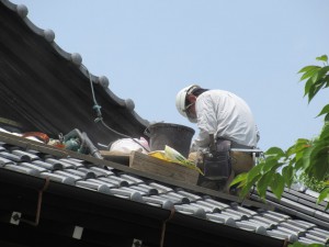 屋根瓦の交換